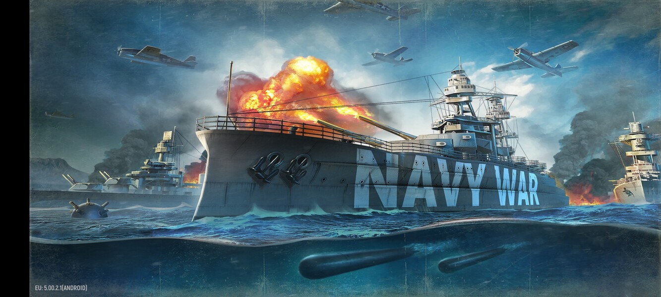 تحميل لعبة السفن الحربية Naval Warfare 2023 للاندرويد مجانا